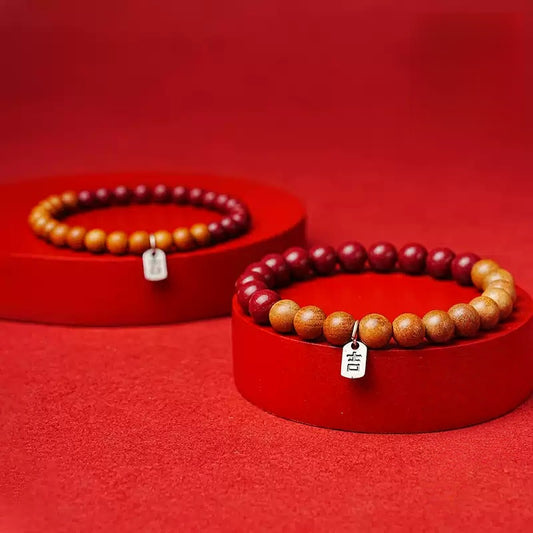 Eastculture Two-color auspicious cards Bracelet - Increase wealth