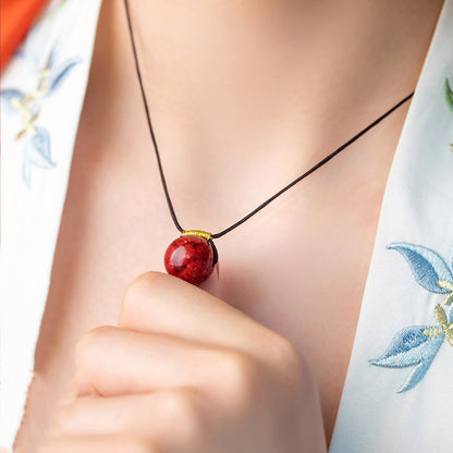 Eastculture crystal cracks Necklace - Unlock Financial Success
