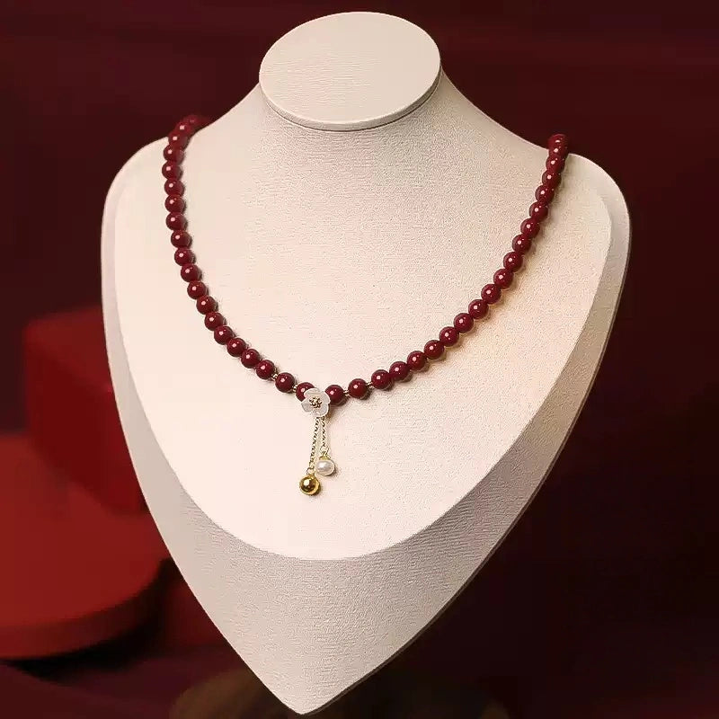 Eastculture Camellia hanging neck Necklace - Get love
