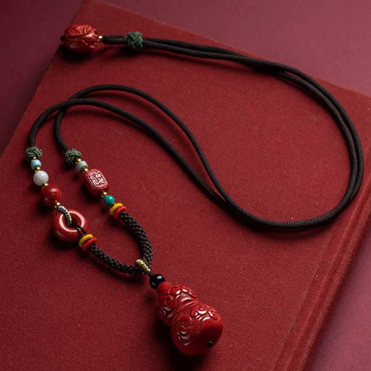 Eastculture Flame Gourd Protection Necklace - Feng shui metaphysics