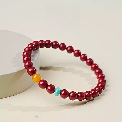 Eastculture Special red jade cinnabar Bracelet - Feng shui metaphysics