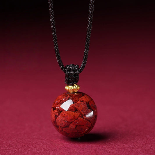 Eastculture crystal cracks Necklace - Unlock Financial Success