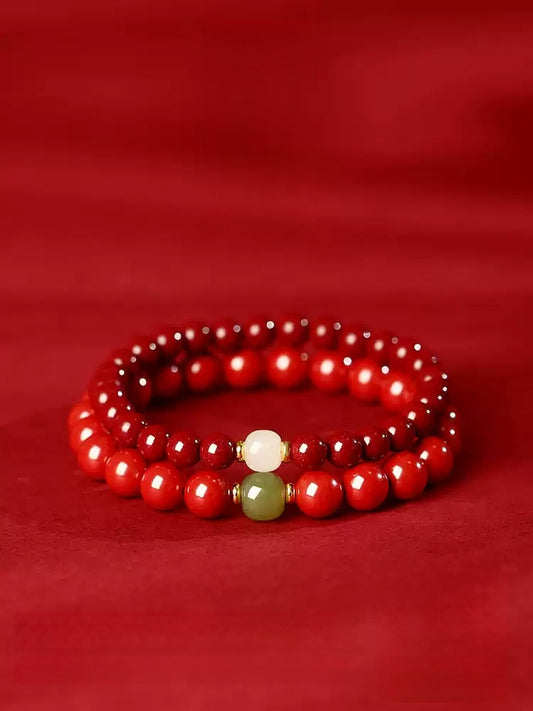 Eastculture Double Lucky Vermillion Bracelet - Feng shui metaphysics