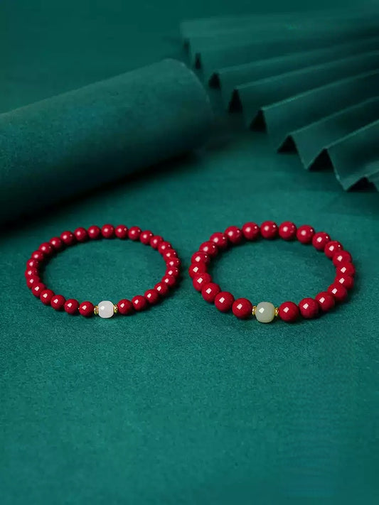 Eastculture Love White Jade Bracelet - Remove Bad Luck