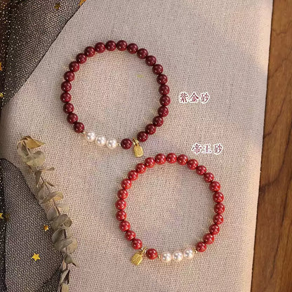 Eastculture Two-color Pearl Palace Bracelet  - Get Love