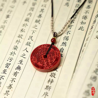 Eastculture Mountain Ghost Copper Coin Necklace -  Get love