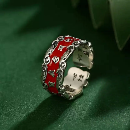 Eastculture Metal Hexproof Rune Ring - Increase wealth