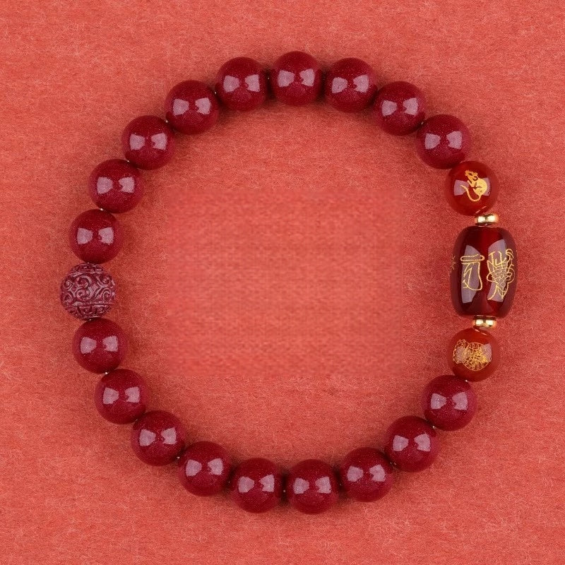 Eastculture Zodiac Exorcism Bracelet - Health & Longevity Blessing