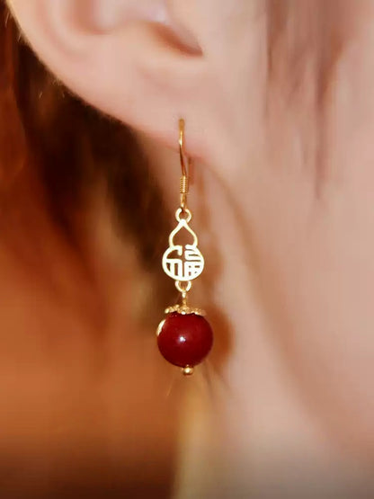 Eastculture Red Lanterns  Earrings - Wealth Magnet