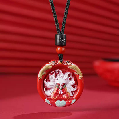 Eastculture Fox God Necklace - Health & Longevity Blessing