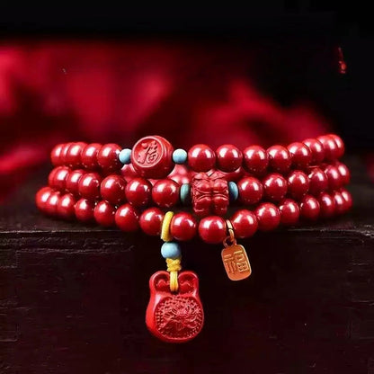 Eastculture Long pendant Bracelet - Health & Longevity Blessing