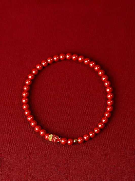 Eastculture Gold carp beads Bracelet - Remove Bad Luck