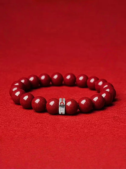 Eastculture Two-color palace cinnabar Bracelet - Feng shui metaphysics