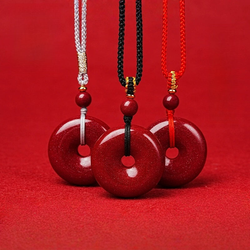 Eastculture Round jade Protection Necklace - Get love