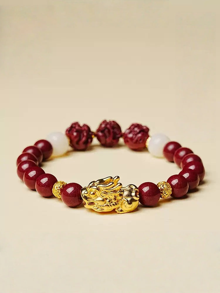 Eastculture Golden Pixiu Bracelet - Feng shui metaphysics