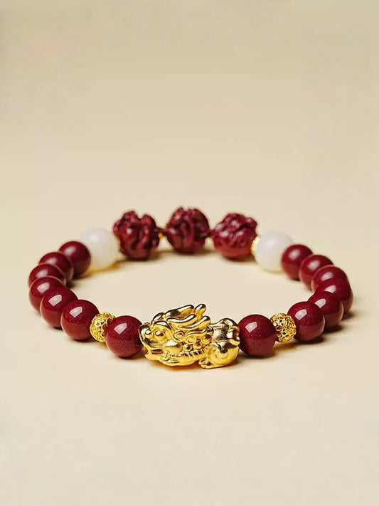 Eastculture Golden Pixiu Bracelet - Feng shui metaphysics