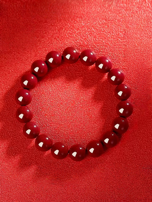 Eastculture Polished cinnabar Bracelet  - Get Love