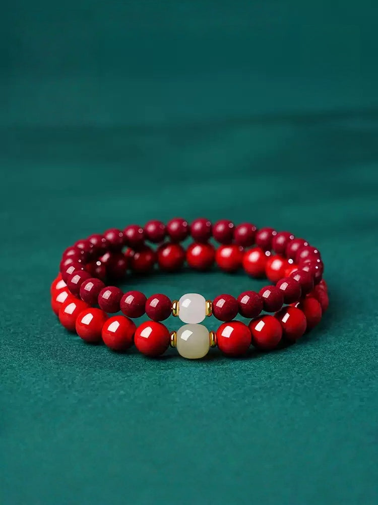 Eastculture Love White Jade Bracelet - Remove Bad Luck