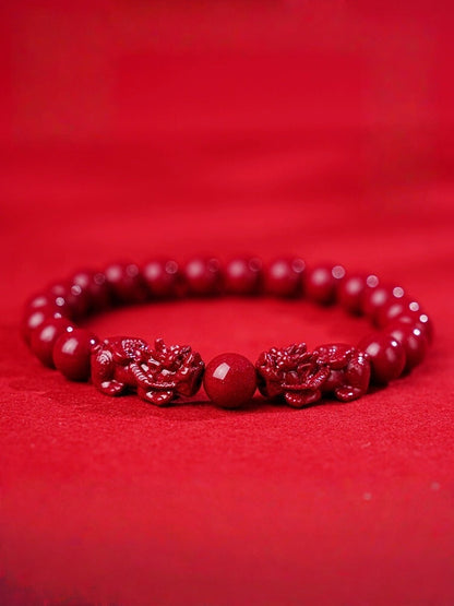 Eastculture Double Auspicious Pixiu Bracelet - Increase Luck