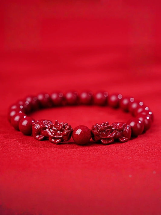 Eastculture Double Auspicious Pixiu Bracelet - Increase Luck
