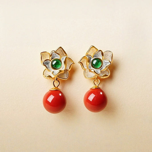 Eastculture Super exquisite honeysuckle Earrings - Health & Longevity Blessing