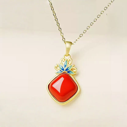Eastculture Peacock Eye Necklace - Health & Longevity Blessing