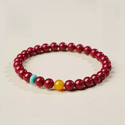 Eastculture Special orange-blue cinnabar Bracelet - Feng shui metaphysics