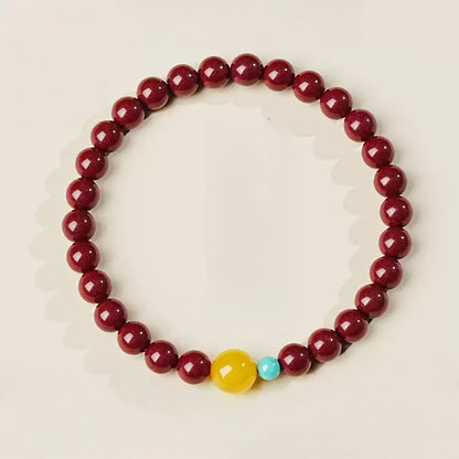 Eastculture Orange-blue cinnabar Bracelet - Feng shui metaphysics