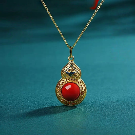 Eastculture Western Region Gourd Necklace - Remove Bad Luck