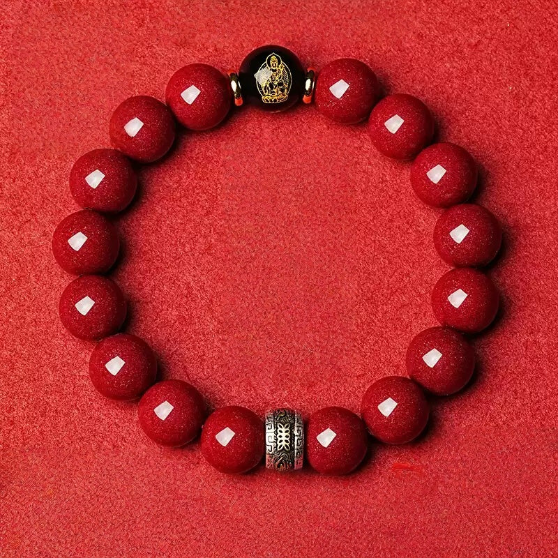 Eastculture Vermillion Buddha Bracelet - Increase Luck