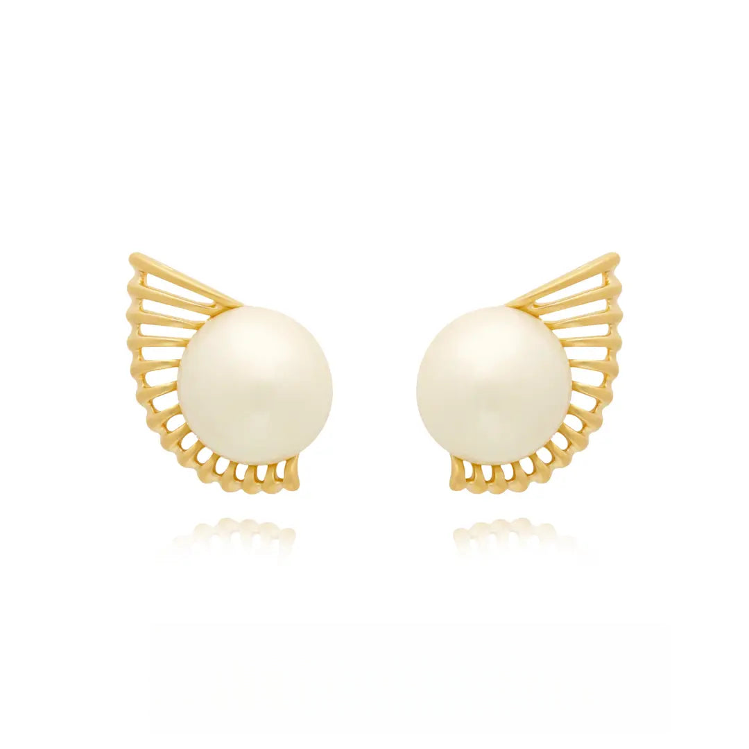 Eastculture  Crown Pearl earrings