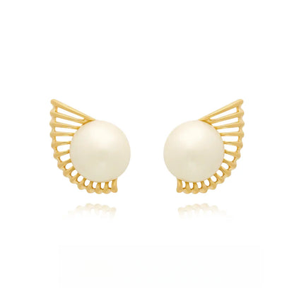 Eastculture  Crown Pearl earrings