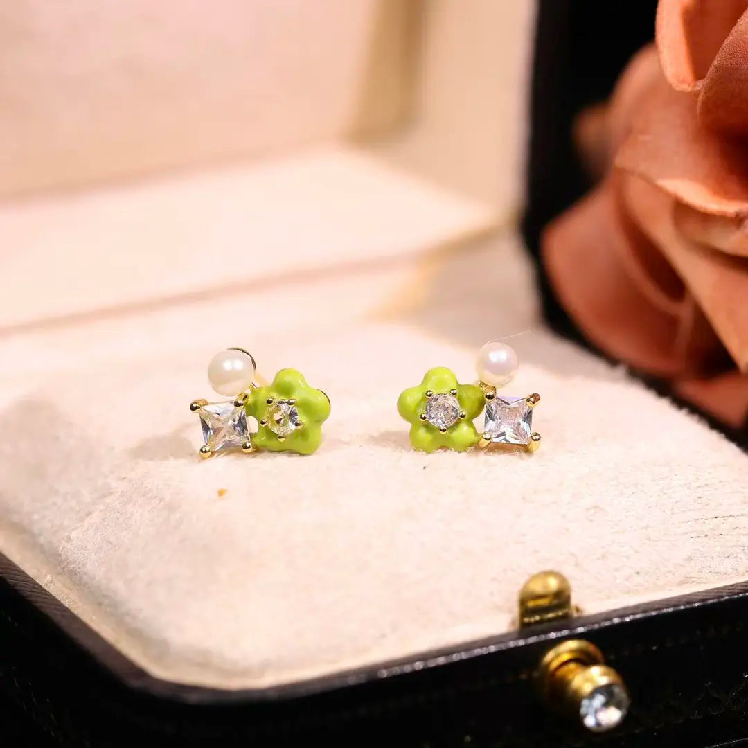 Eastculture  Green Bodhi earrings
