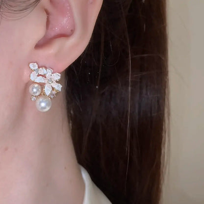Eastculture  Petals and Pearls earrings